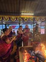 Sharadiya Navaratri Utsava 2025 - Day 9 at Karla (30 Sep 2025) Smt Sanjana Hervatte Bantwal and Shri Soham Honnavar